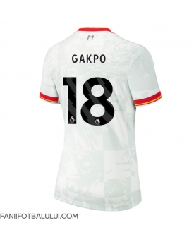 Liverpool Cody Gakpo #18 Tricou Fotbal Replică 2024-25 Femei Treilea